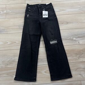 RFM Hailey Wide-Leg High-Rise Jeans